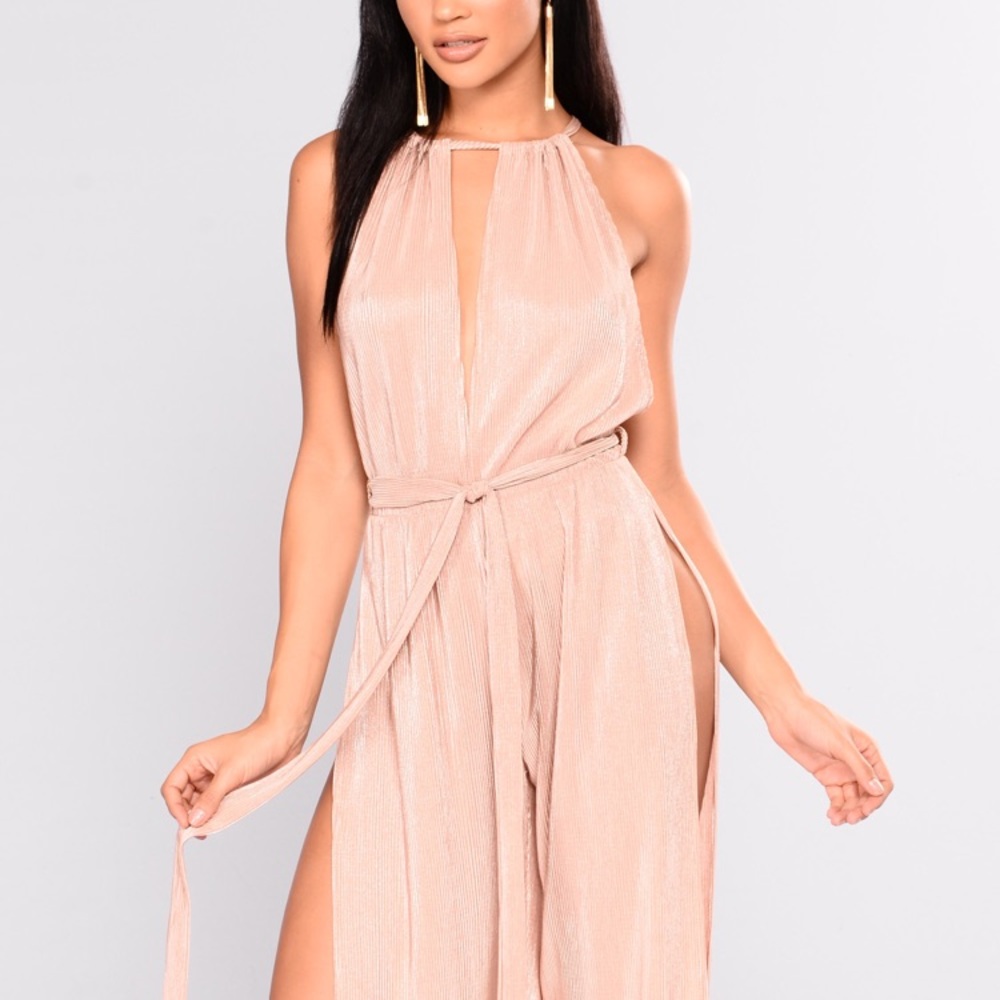 In your element lurex jumpsuit